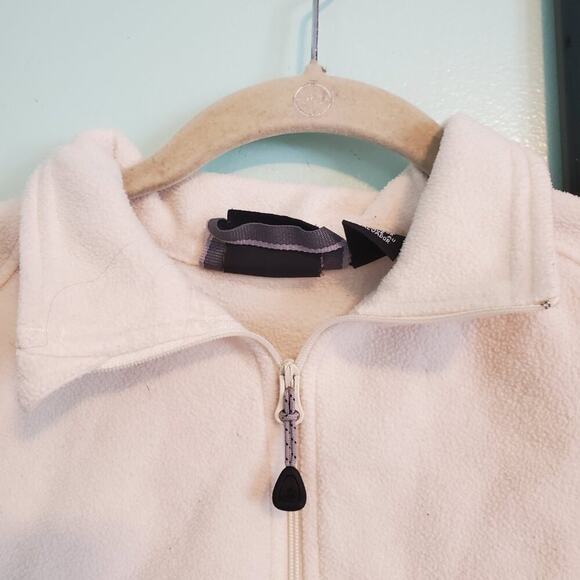 Mountain Hardware Ivory Fleece Quarter Zip Pullover Women's Size Large - Picture 4 of 11
